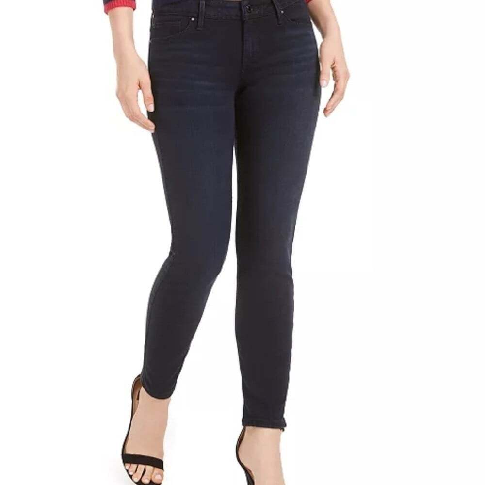 NWT Women's Dark Blue Guess Thames Skinny Jeans Size 34 Slim Fit Denim
